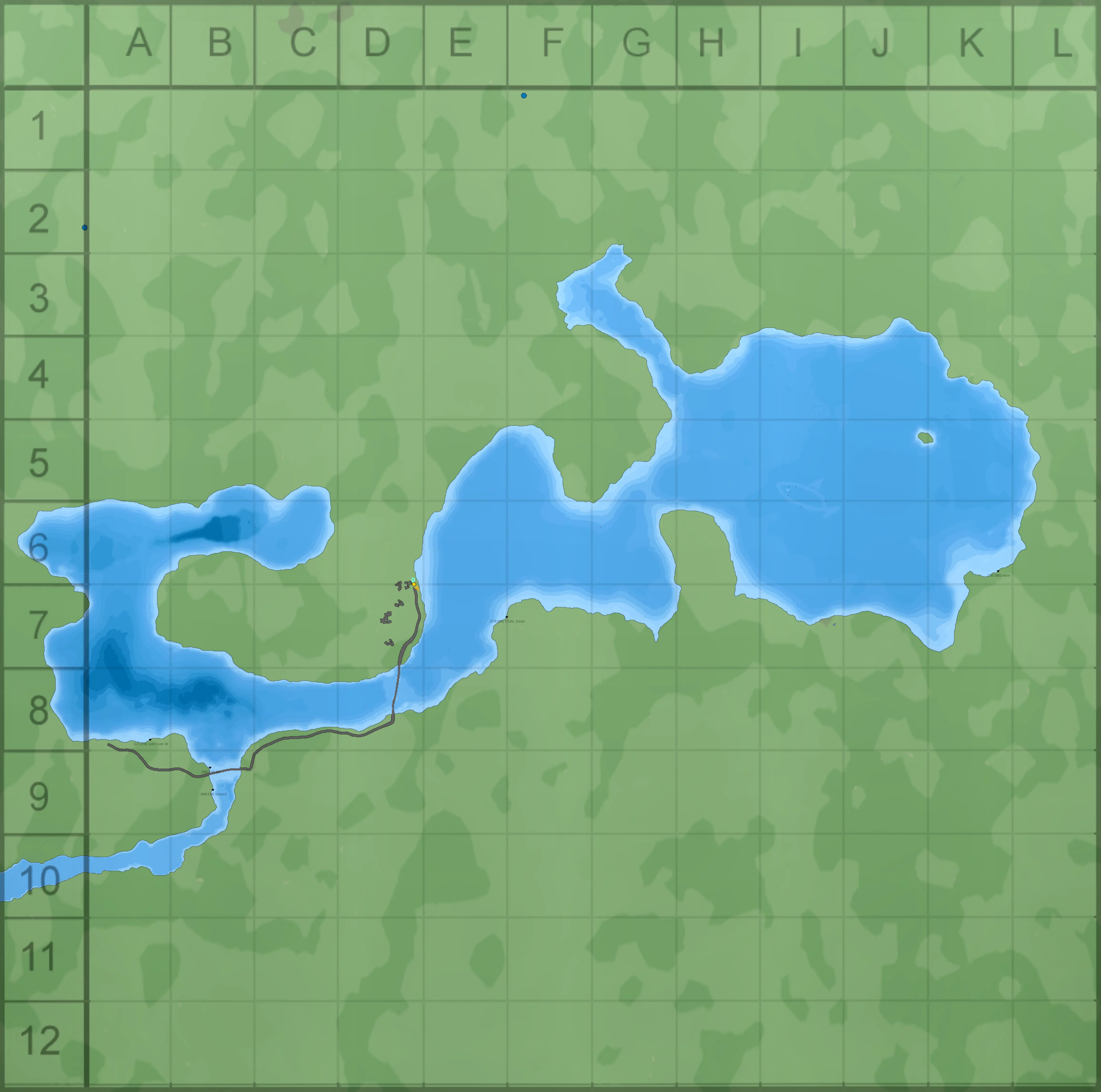 Karte Ebro Stausee