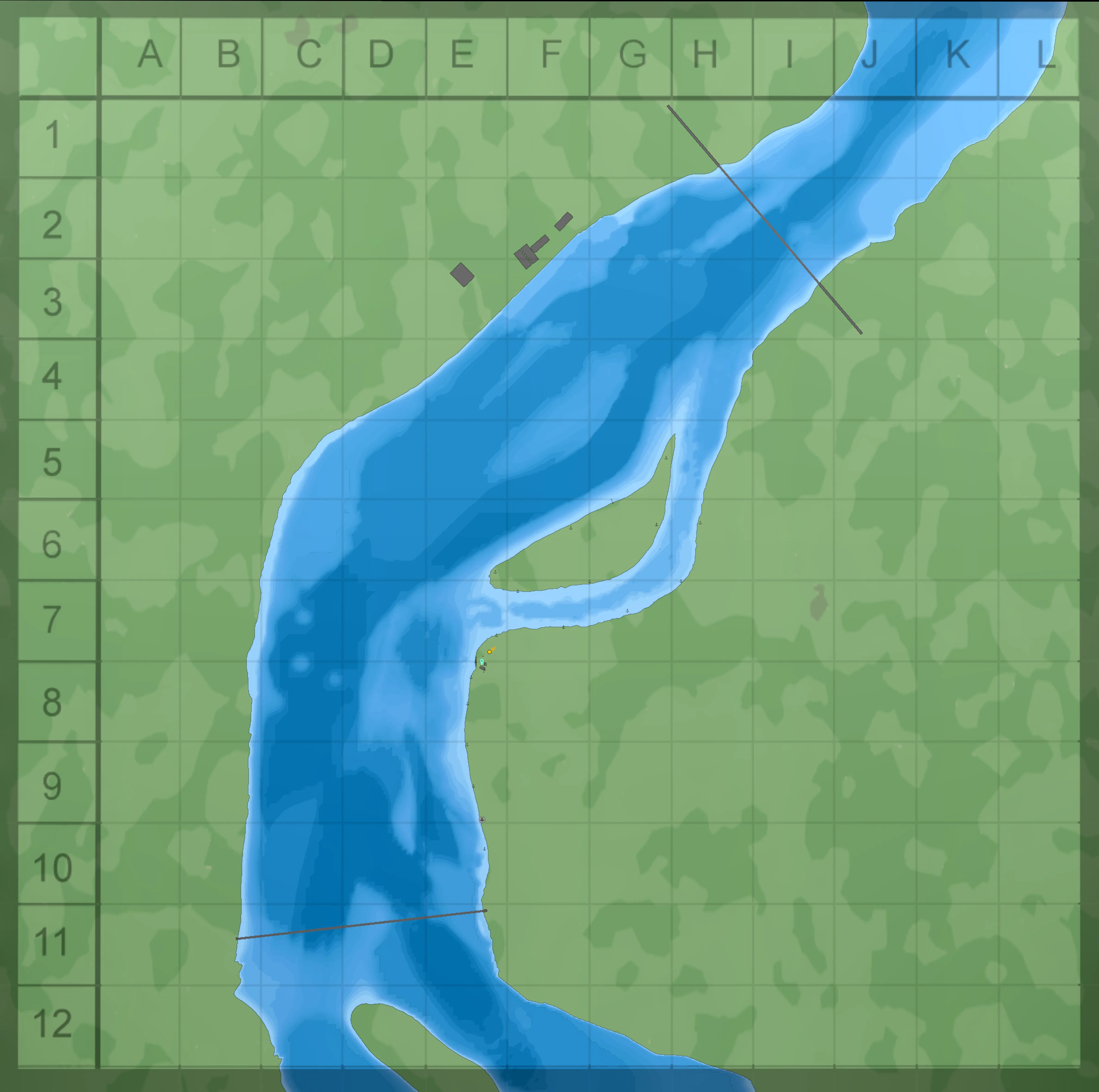Karte Fluss Donau