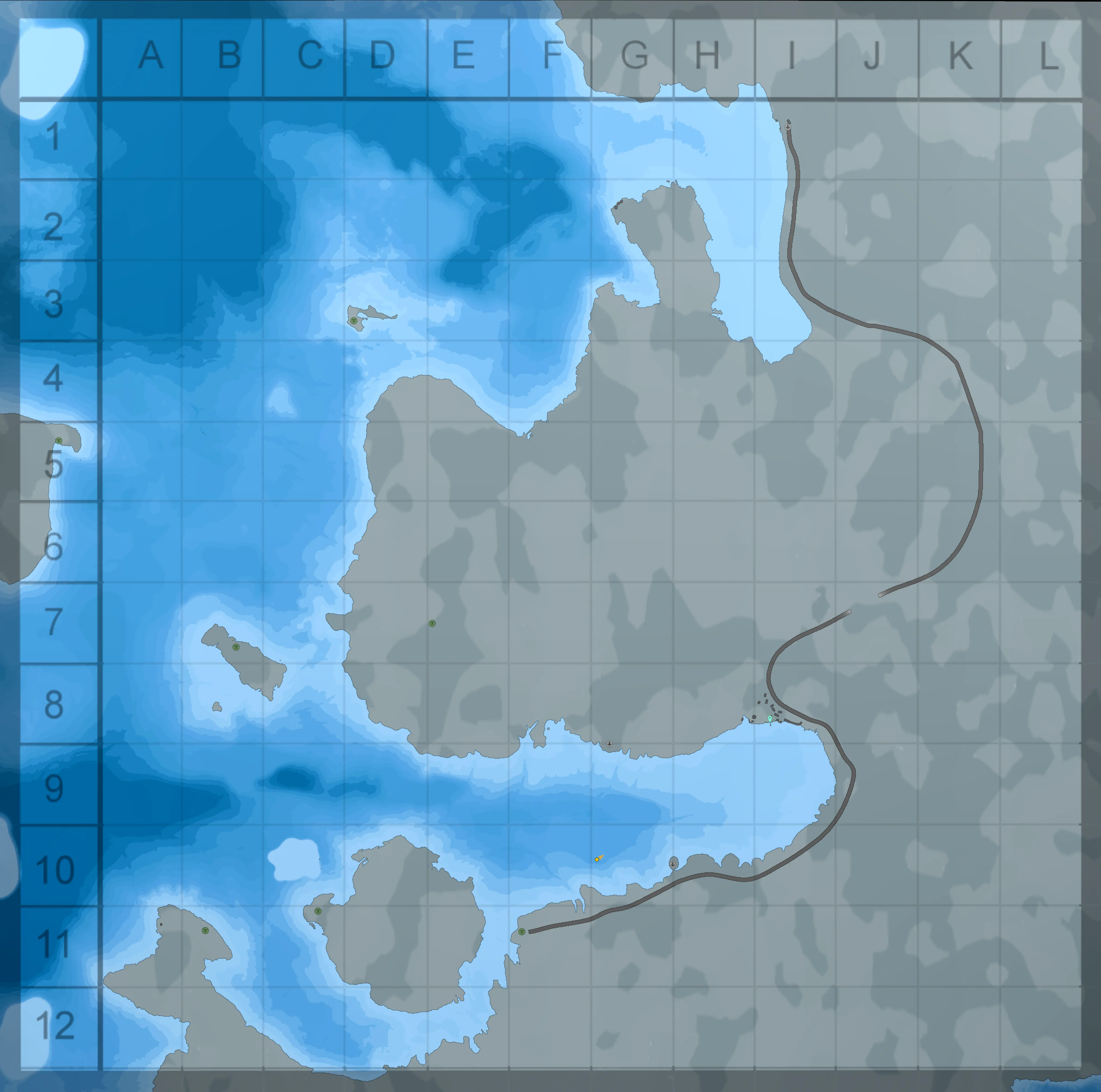 Karte Kangerlussuaq