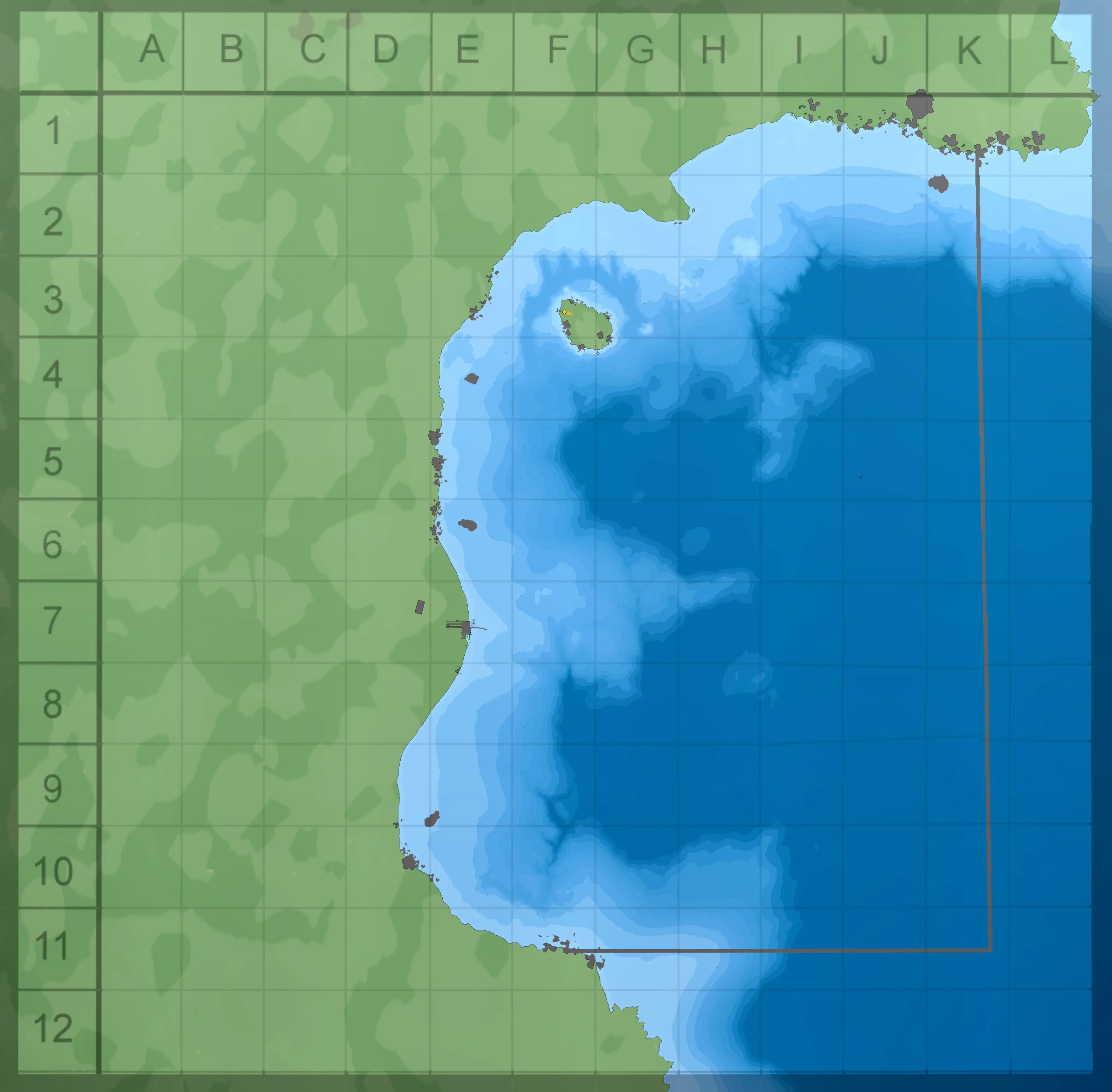 Karte Kaspisches Meer