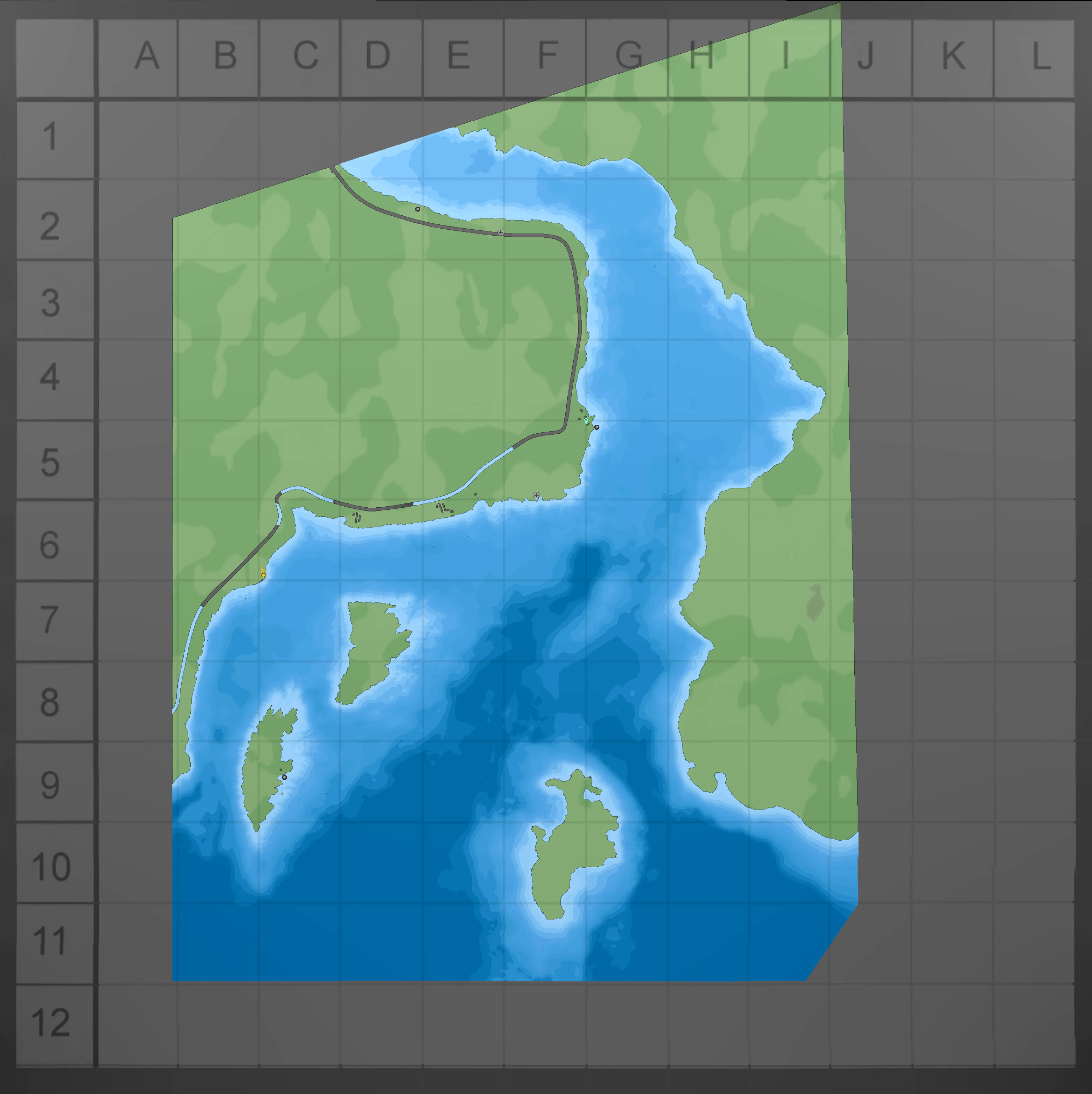 Karte Neidager Fjord